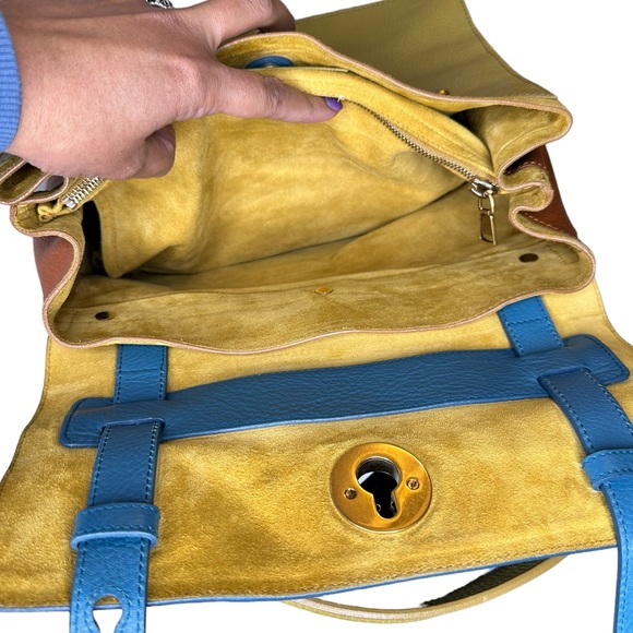 94 Saint Laurent's YSL Muse Multicolor Leather Handbag - Picture 13 of 16